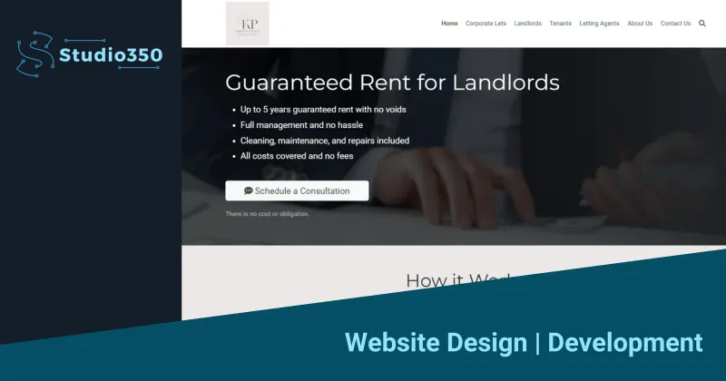 KP Property Estates :: New Website Design and Development