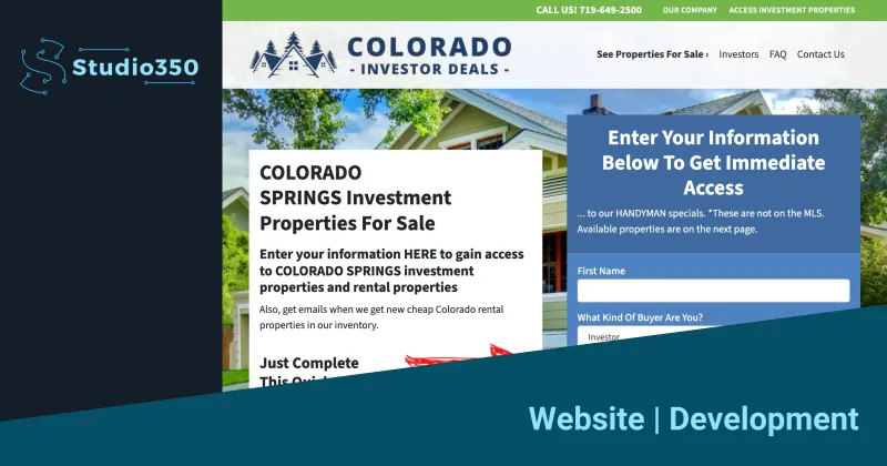 CO Investor Deals :: Logo, Website. Brand Identity Kit