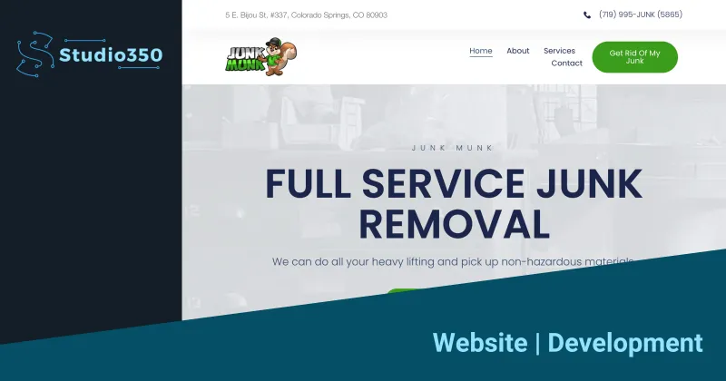 Junk Munk :: Website Design and Development